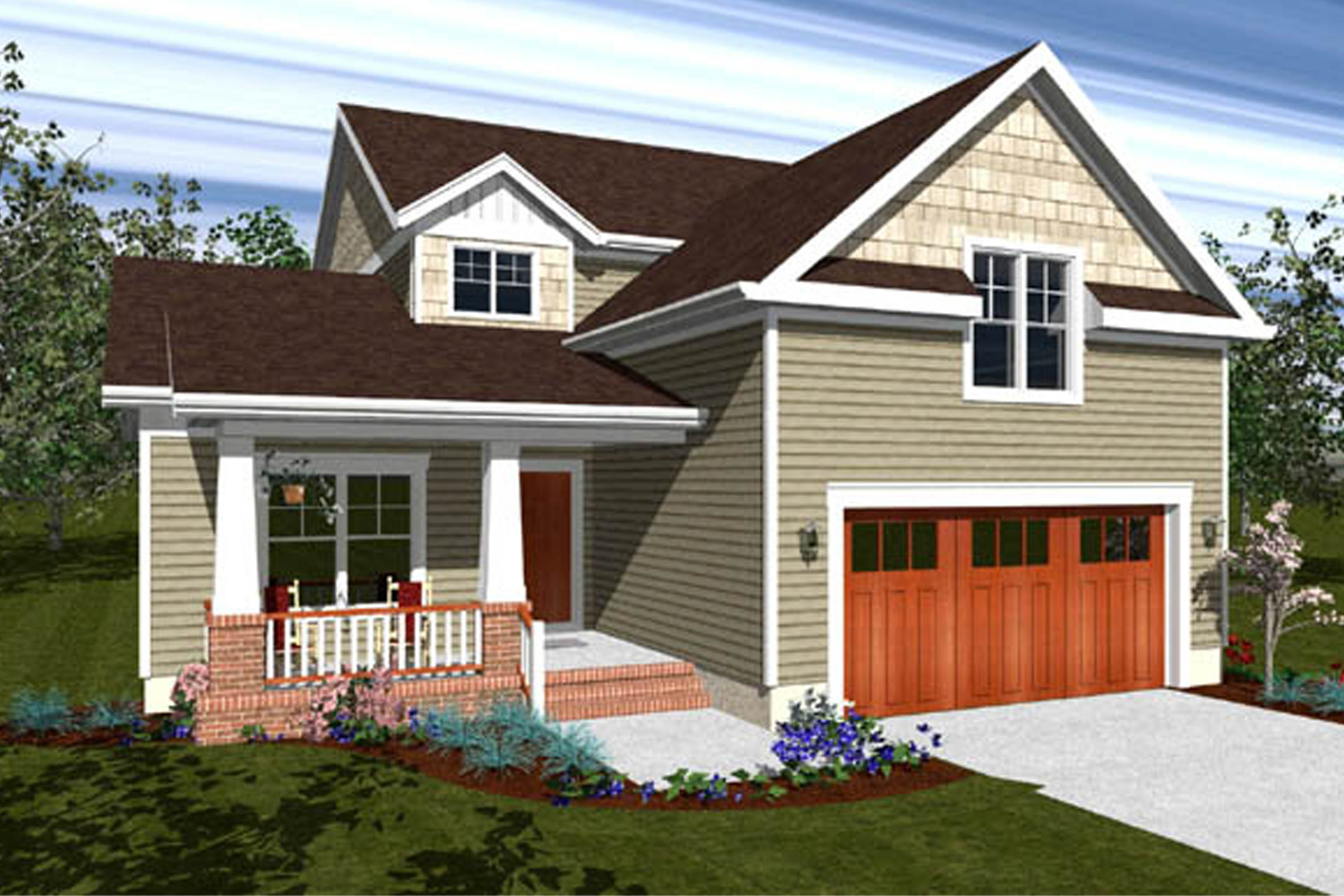 171 Stickley House Plan, Custom House Plan for Coastal, Traditional